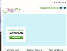 Tablet Screenshot of medifair.net